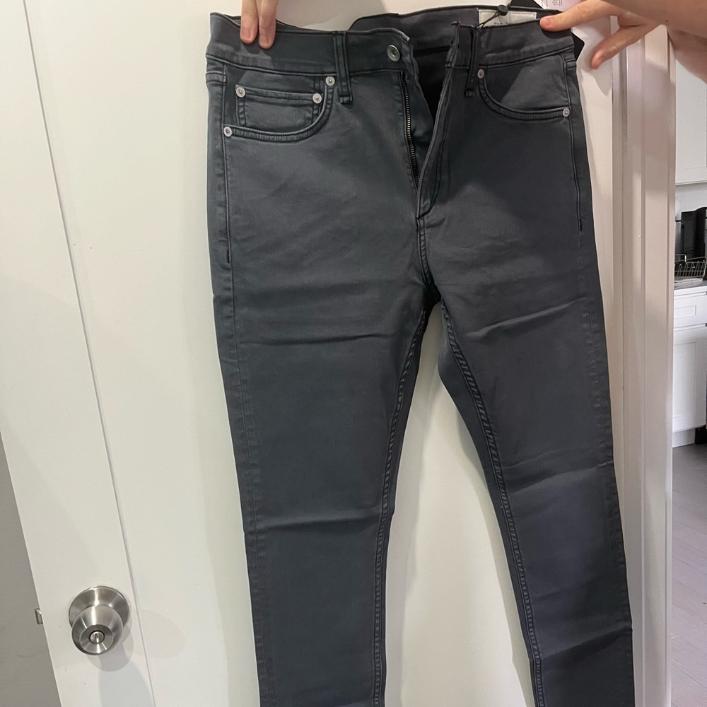 Men’s dark grey rag and bone jeans (NEVER WORN BEFORE, SKINNY)